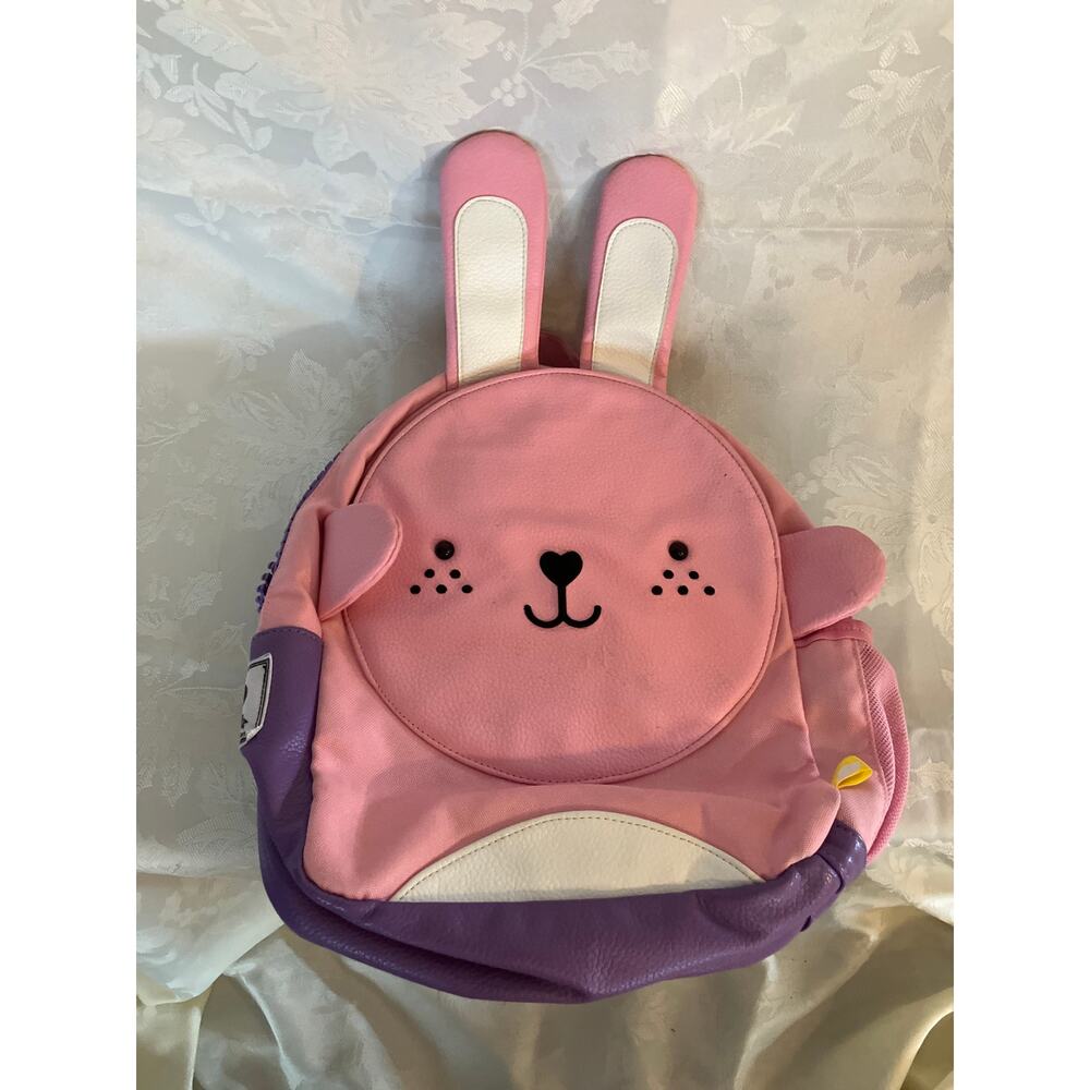 Puku Authentic Kids Gear Pink Bunny Spot Drink Holder Bag